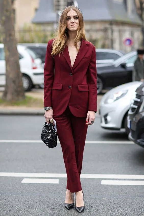 Chiara Ferragni in suits