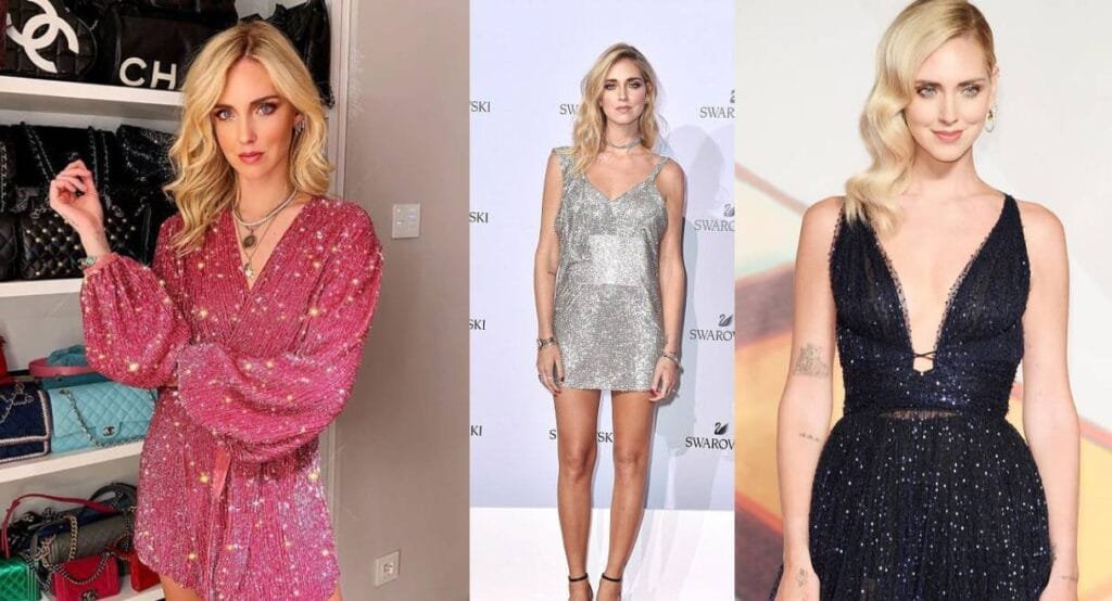 Chiara Ferragni in sequined