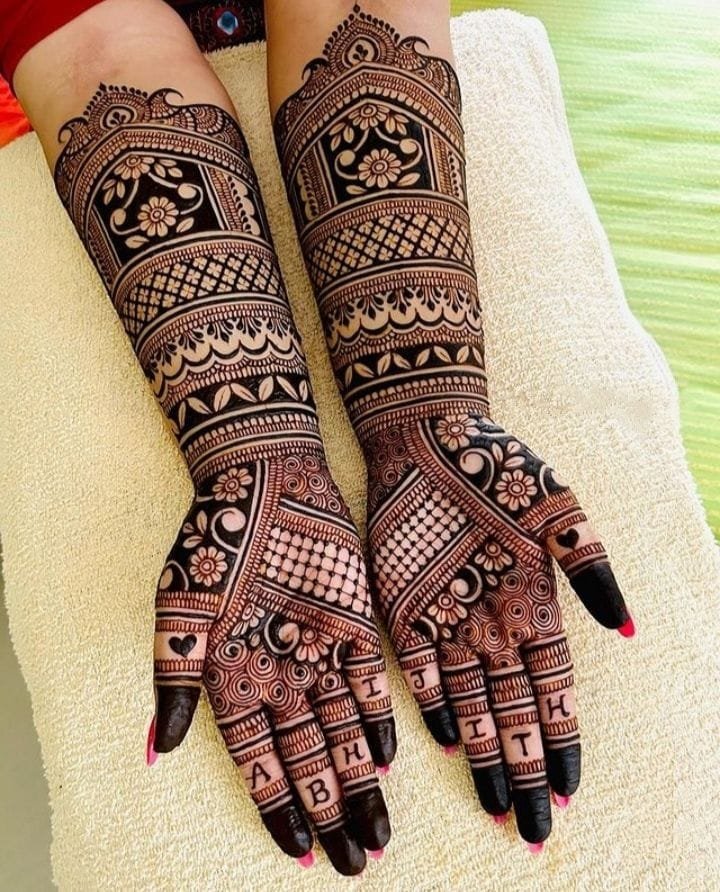 Stylish Front Hand Designs for Modern Twist