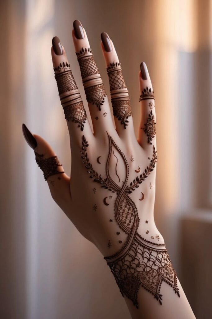 Royal Finger Mehndi Designs