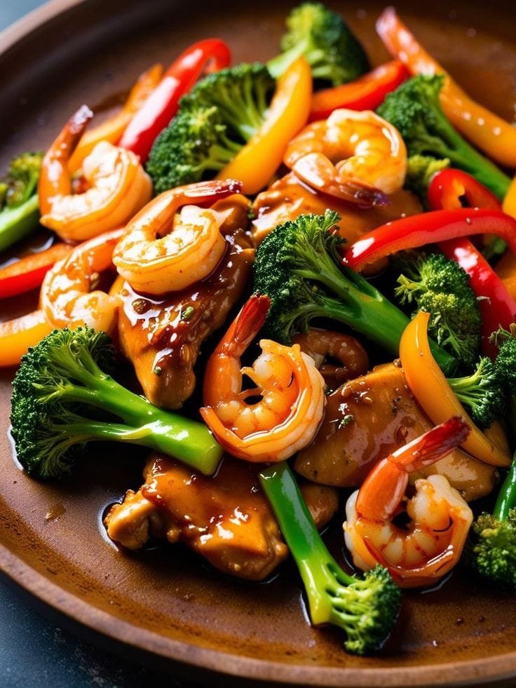 Healthy Chicken and Vegetable Stir Fry 