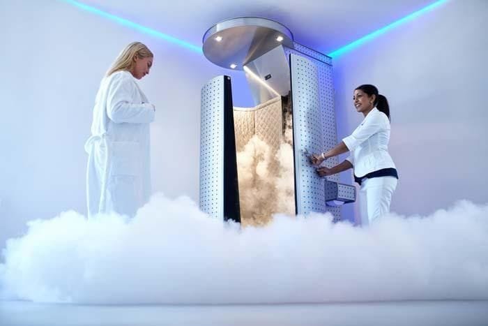 Cryotherapy session