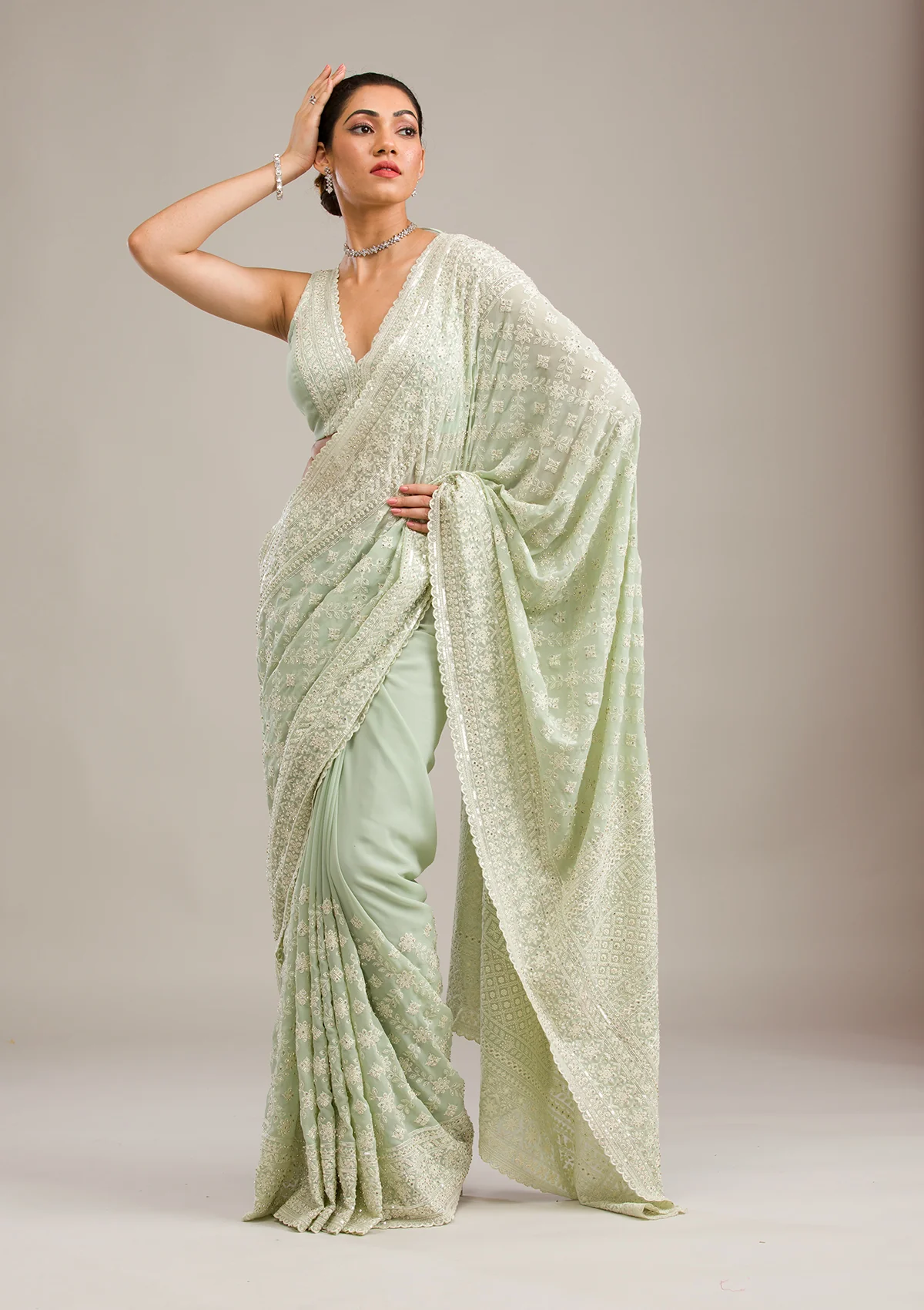 Embroidered and Embellished Sarees